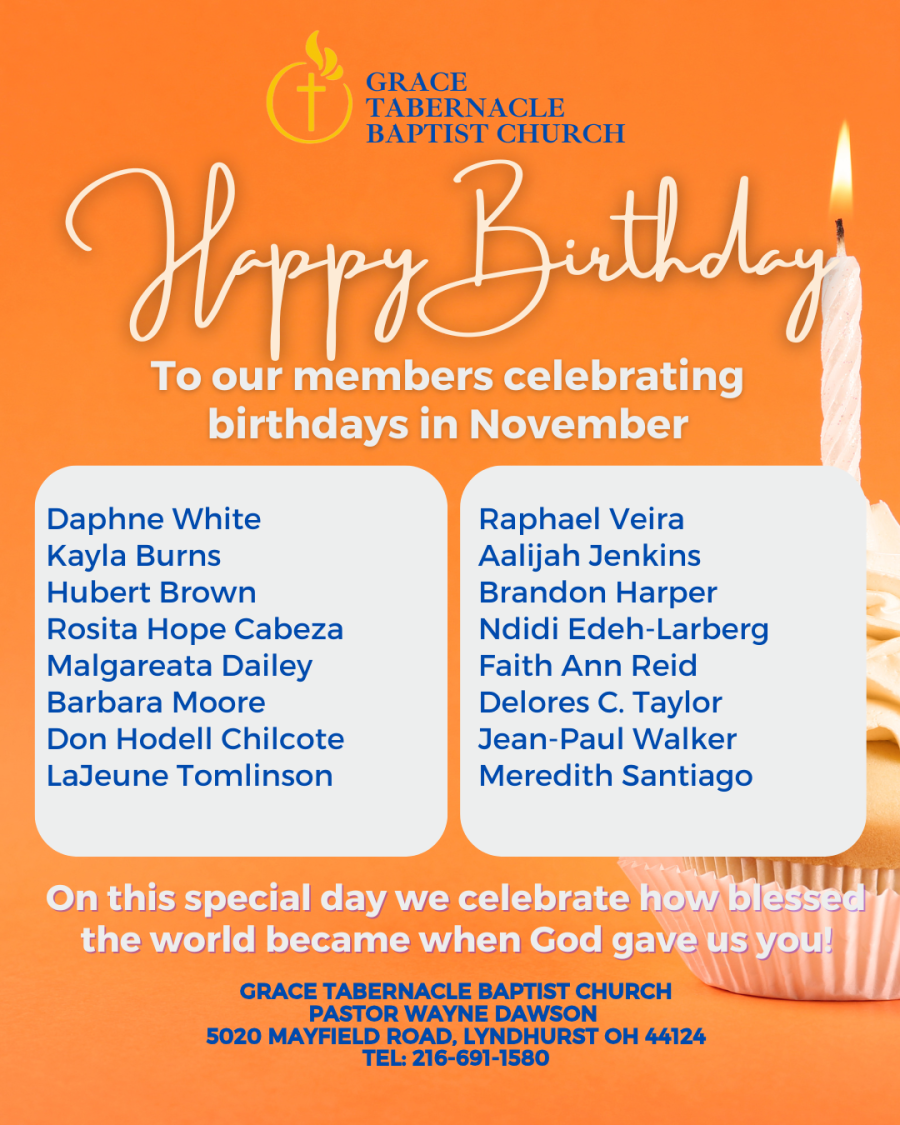 Nov BIRTHDAYS